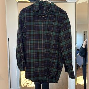Gap flannel big shirt